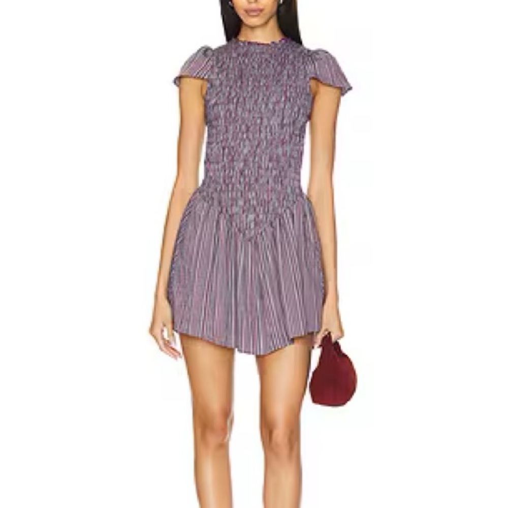 Apres Studio Picnic Dress - Purple Mini Dress
